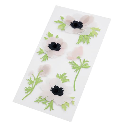 12 Pack: Anemone Flower Stickers by Recollections™